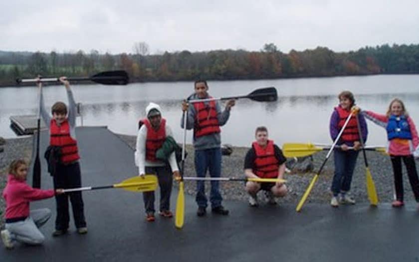 Learning about the local environment on an EcoTour field trip