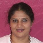 Sunitha smiling