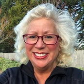 Diane smiling