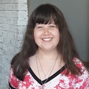 Hannah smiling