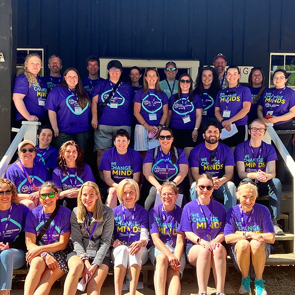 Lighthouse Connections Academy staff gathered together for a group photo