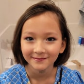 Sophie smiling